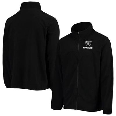 Men's Dunbrooke Black Las Vegas Raiders Hayden Lightweight Full-Zip Jacket