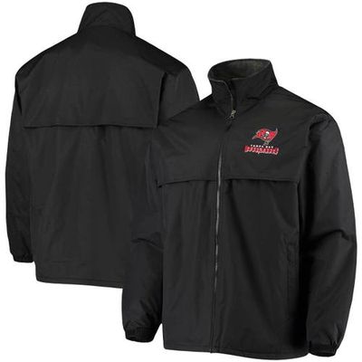 Men's Dunbrooke Black Tampa Bay Buccaneers Triumph Fleece Full-Zip Jacket