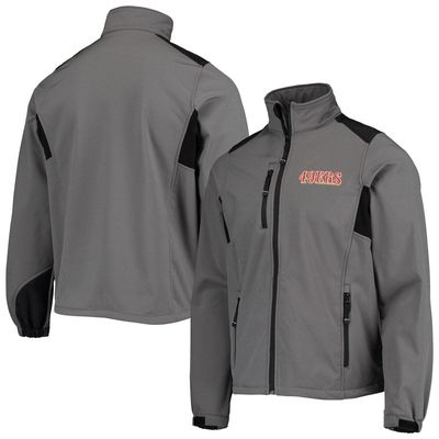 Men's Dunbrooke Charcoal San Francisco 49ers Softshell Fleece Full-Zip Jacket