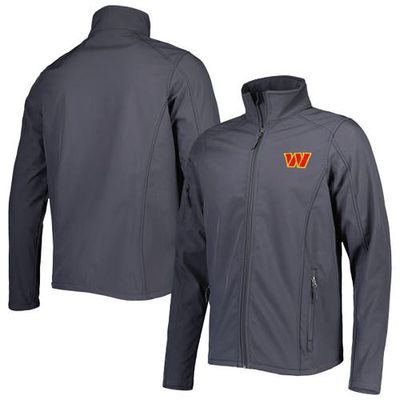 Men's Dunbrooke Charcoal Washington Commanders Sonoma Softshell Full-Zip Jacket