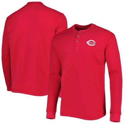 Men's Dunbrooke Cincinnati Reds Red Maverick Long Sleeve T-Shirt