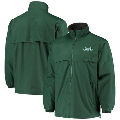 Men's Dunbrooke Green New York Jets Triumph Fleece Full-Zip Jacket