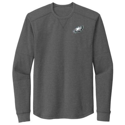 Men's Dunbrooke Heather Gray Philadelphia Eagles Cavalier Long Sleeve T-Shirt