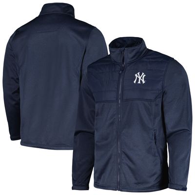 Men's Dunbrooke Heather Navy New York Yankees Explorer Full-Zip Jacket