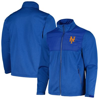 Men's Dunbrooke Heather Royal New York Mets Explorer Full-Zip Jacket