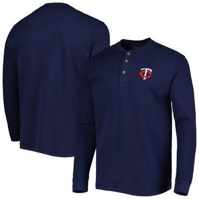 Men's Dunbrooke Minnesota Twins Navy Maverick Long Sleeve T-Shirt