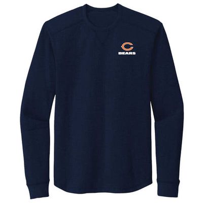 Men's Dunbrooke Navy Chicago Bears Cavalier Long Sleeve T-Shirt