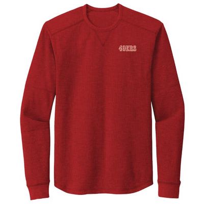 Men's Dunbrooke Scarlet San Francisco 49ers Cavalier Long Sleeve T-Shirt