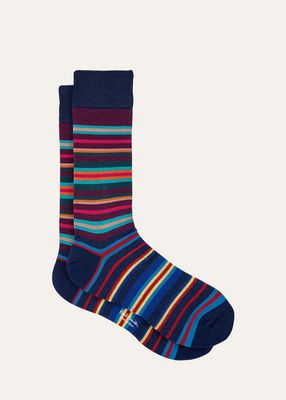Men's Duncan Stripe Crew Socks