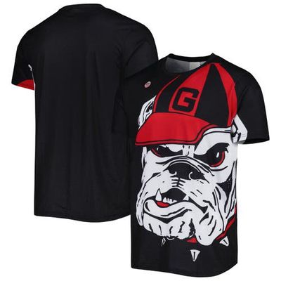 Men's Dyme Lyfe Black Georgia Bulldogs Big Logo T-Shirt