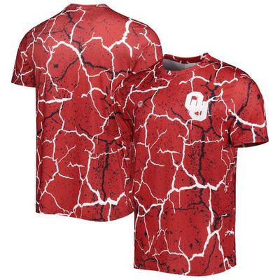 Men's Dyme Lyfe Crimson Oklahoma Sooners Storm T-Shirt