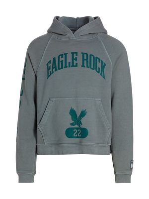 Men's Eagle Rock Hoodie Sweatshirt - Slate Grey - Size Large - Slate Grey - Size Large