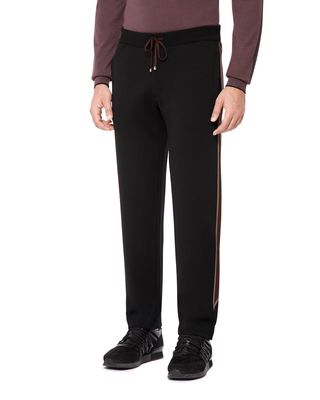 Men's Eagle Side-Stripe Jogging Suit Pants