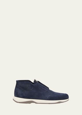 Men's Echappee Suede Slip-On Loafer Boots