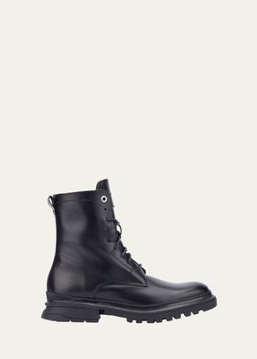 Men's Edmundo Weatherproof Leather Zip Combat Boots
