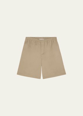 Men's Elastic-Waist Cotton Shorts