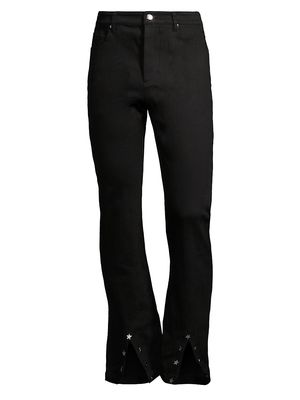 Men's Electrica Primula D-Split Star Denim Jeans - Black - Size 29 - Black - Size 29