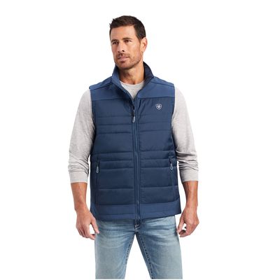 Men's Elevation Insulated Vest in Steely, Size: Small by Ariat