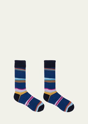 Men's Eli Stripe Crew Socks