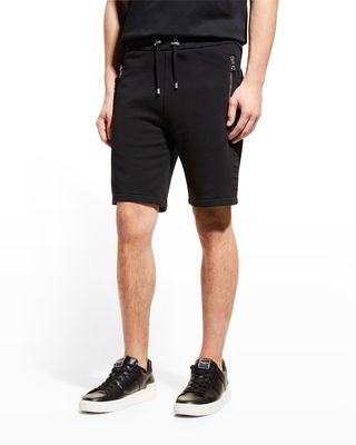 Men's Embossed-Logo Sweat Shorts