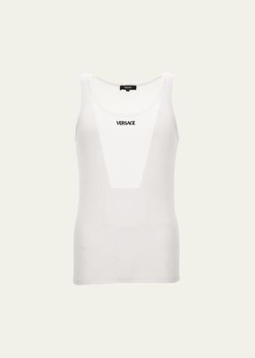 Men's Embroidered Logo Tank Top