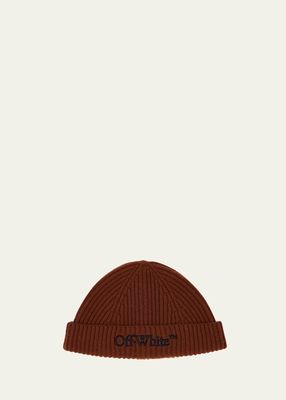 Men's Embroidered Sailor Knit Beanie