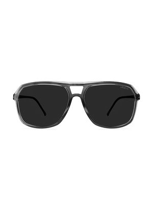 Men's Eos Midtown 60MM Sunglasses - Grey - Grey