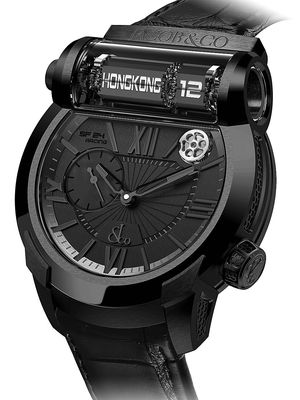 Men's Epic SF24 Racing Grade 5 Black Titanium Watch - Black