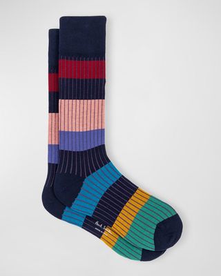 Men's Errol Stripe Crew Socks