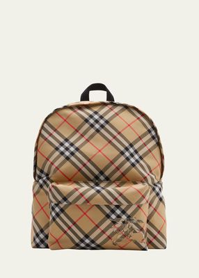 Men's Essential Check Backpack