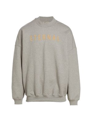 Men's Eternal Cotton Fleece Sweatshirt - Warm Heather Grey - Size XS