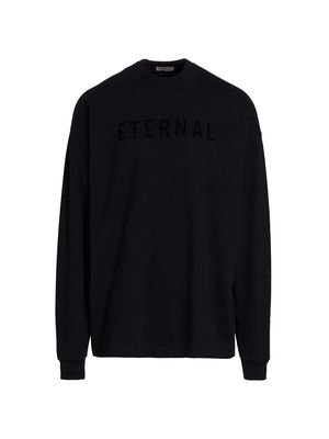 Men's Eternal Cotton Long-Sleeve T-Shirt - Black - Size Small