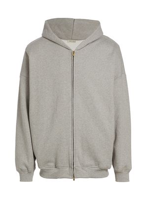 Men's Eternal Fleece Full-Zip Hoodie - Warm Heather Grey - Size Medium