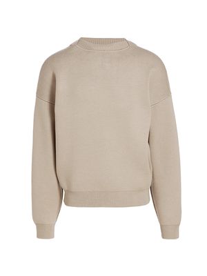 Men's Eternal Merino Knit Sweater - Dusty Beige - Size Large - Dusty Beige - Size Large