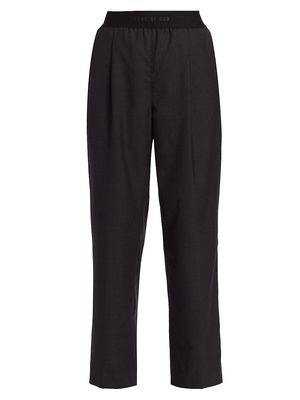 Men's Eternal Mohair & Wool-Blend Suit Pants - Black - Size 36