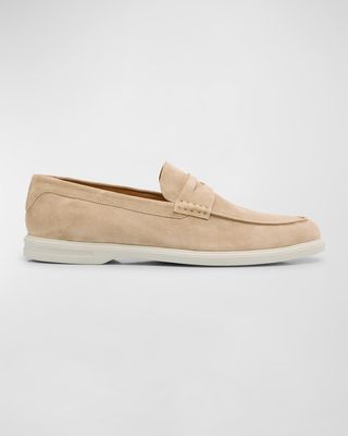 Men's Excursionist Suede Penny Loafers