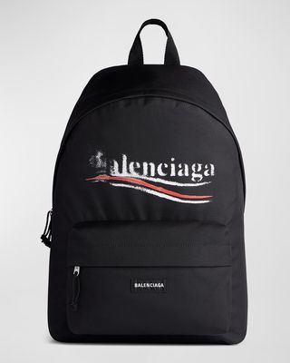 Men's Explorer Nylon Logo Backpack