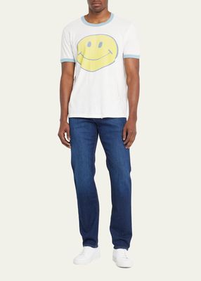 Men's Faded Smiley Face T-Shirt