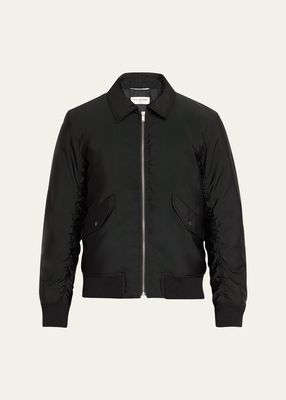 Men's Faille Bomber Jacket