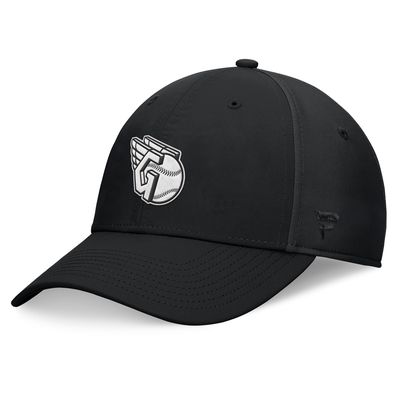 Men's Fanatics Branded Black Cleveland Guardians Night Game Flex Hat