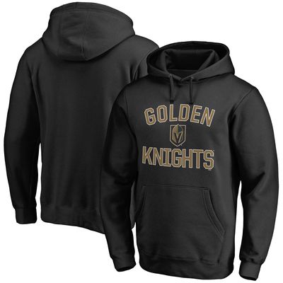 Men's Fanatics Branded Charcoal Vegas Golden Knights Team Victory Arch Fitted Pullover Hoodie