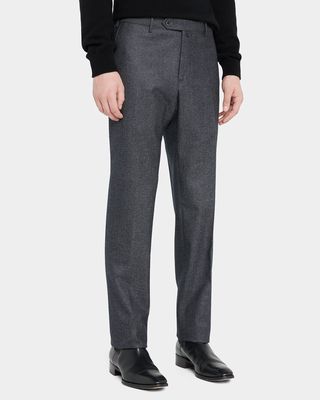 Men's Fancy 4-Yarn Patterned Wool Trousers
