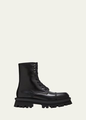 Men's Faraway Leather Combat Boots
