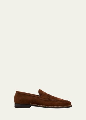 Men's Fascinoso Unlined Suede Penny Loafers