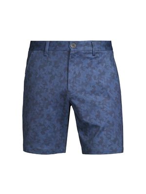 Men's Fauna Printed Casual Shorts - Navy - Size 30 - Navy - Size 30