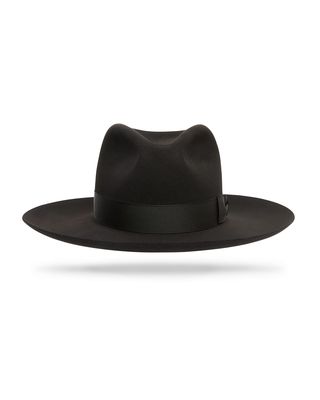 Men's Fellini Beaver Felt Fedora Hat