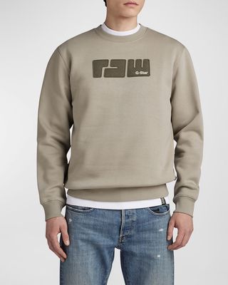 Men's Felt Logo Sweatshirt