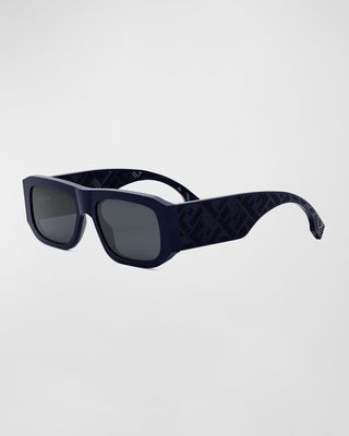 Men's Fendi Shadow Rectangle Sunglasses