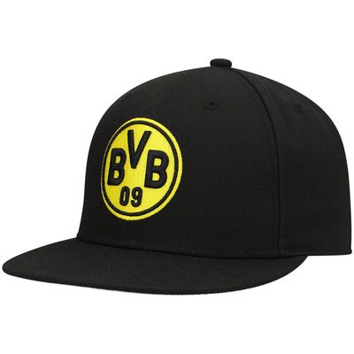 Men's Fi Collection Black Borussia Dortmund Dawn Snapback Hat