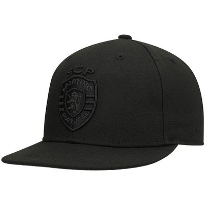 Men's Fi Collection Black Sporting Clube de Portugal Dusk Snapback Hat